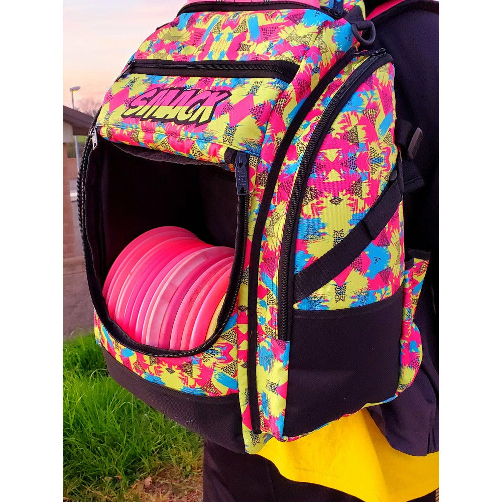 splatter disc golf bag