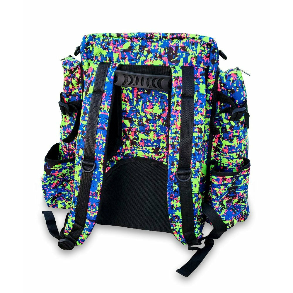 neon disc golf bag