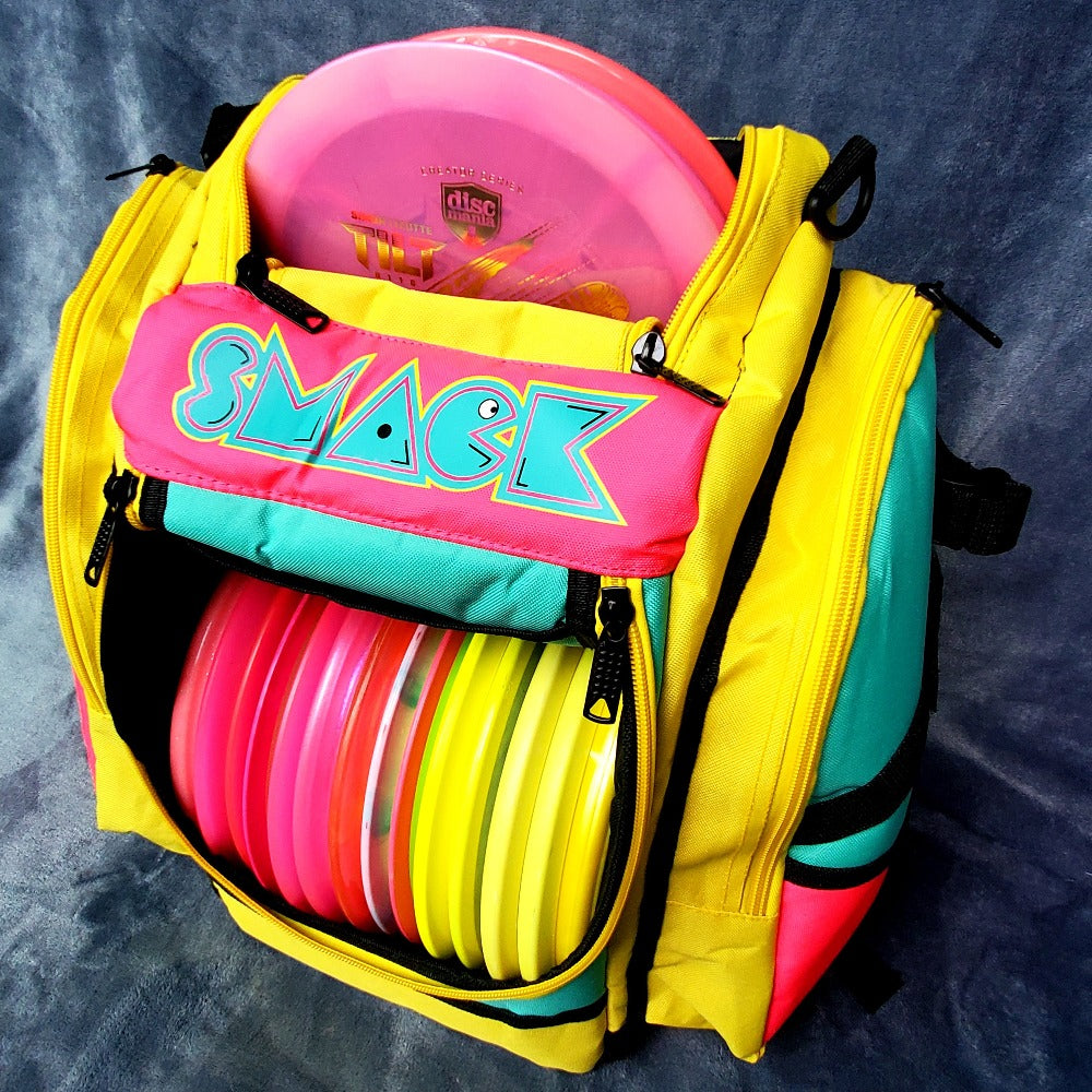 smack pink disc golf bag