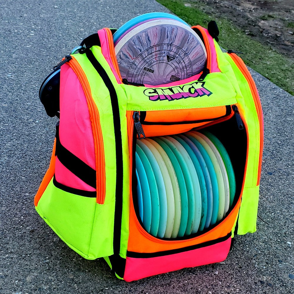 COLORFUL NEON DISC GOLF BACKPack