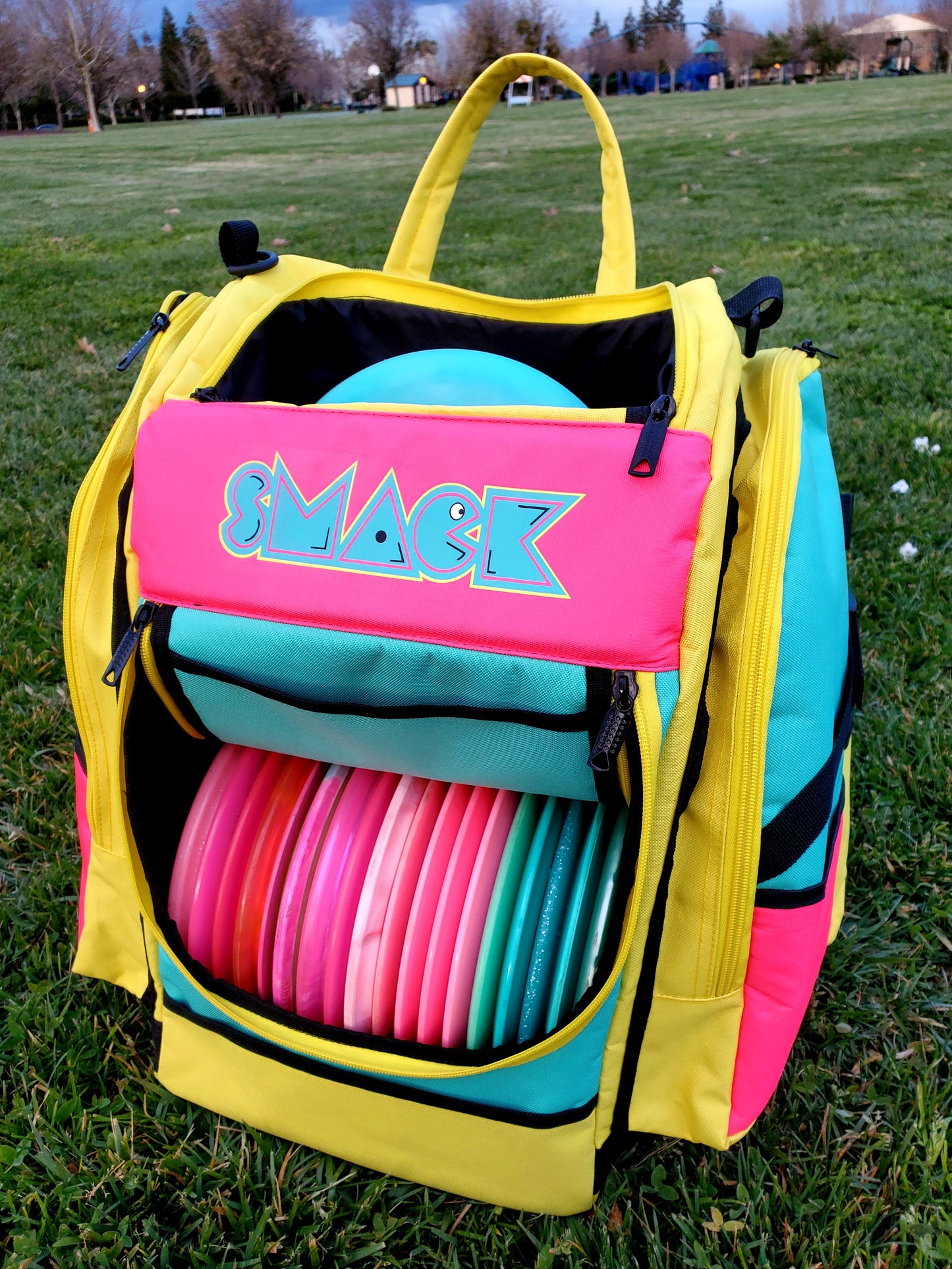 Ms. Pac-Man Edition Disc Golf Backpack