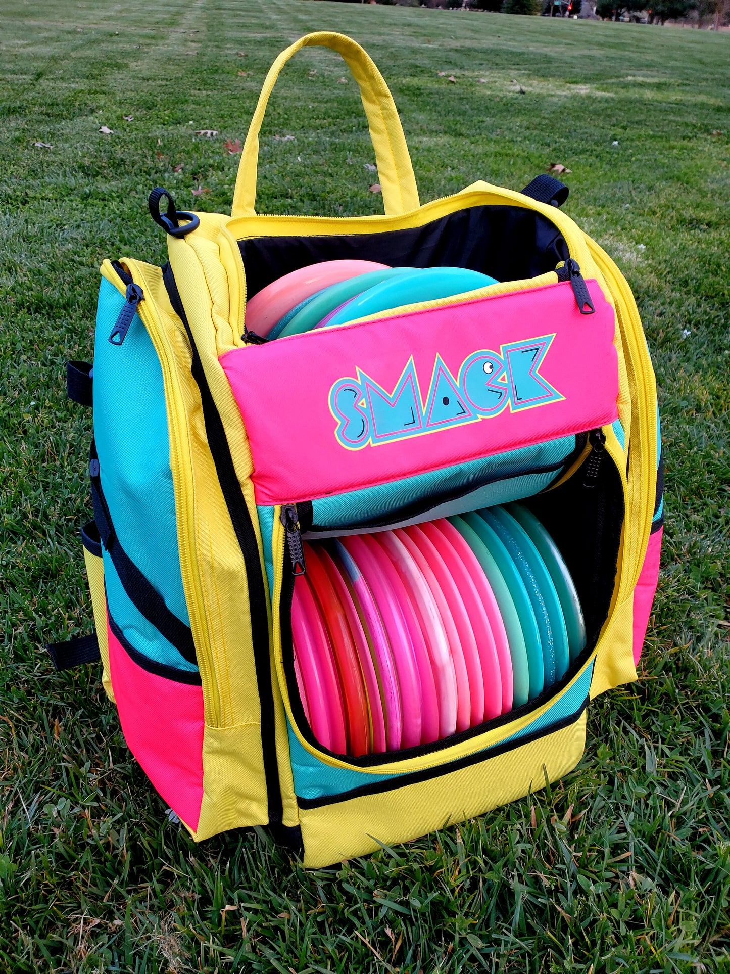 Ms. Pac-Man Edition Disc Golf Backpack