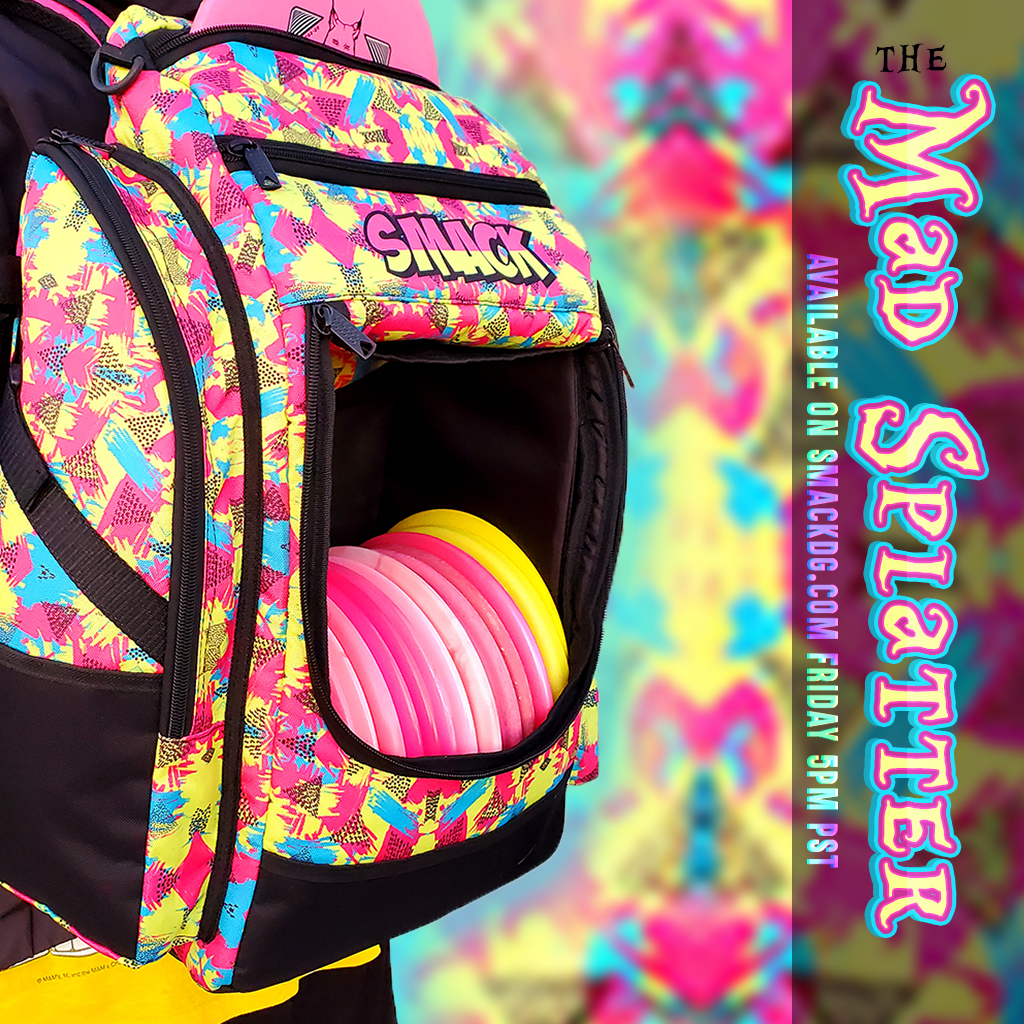 Mad Splatter Edition - Disc Golf Backpack